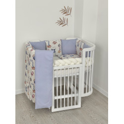 Cotton bed linen set  "Watercolor Ocean"